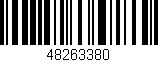 Código de barras (EAN, GTIN, SKU, ISBN): '48263380'