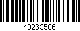 Código de barras (EAN, GTIN, SKU, ISBN): '48263586'