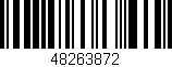 Código de barras (EAN, GTIN, SKU, ISBN): '48263872'