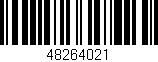 Código de barras (EAN, GTIN, SKU, ISBN): '48264021'