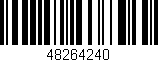 Código de barras (EAN, GTIN, SKU, ISBN): '48264240'