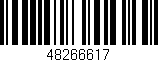 Código de barras (EAN, GTIN, SKU, ISBN): '48266617'