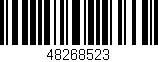 Código de barras (EAN, GTIN, SKU, ISBN): '48268523'