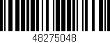Código de barras (EAN, GTIN, SKU, ISBN): '48275048'