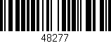 Código de barras (EAN, GTIN, SKU, ISBN): '48277'
