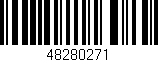 Código de barras (EAN, GTIN, SKU, ISBN): '48280271'