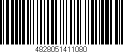 Código de barras (EAN, GTIN, SKU, ISBN): '4828051411080'
