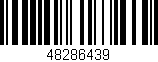 Código de barras (EAN, GTIN, SKU, ISBN): '48286439'