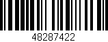 Código de barras (EAN, GTIN, SKU, ISBN): '48287422'
