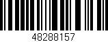 Código de barras (EAN, GTIN, SKU, ISBN): '48288157'