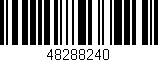 Código de barras (EAN, GTIN, SKU, ISBN): '48288240'