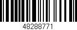 Código de barras (EAN, GTIN, SKU, ISBN): '48288771'