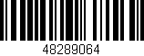 Código de barras (EAN, GTIN, SKU, ISBN): '48289064'