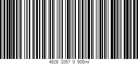 Código de barras (EAN, GTIN, SKU, ISBN): '4828_3267_0_800ml'