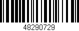 Código de barras (EAN, GTIN, SKU, ISBN): '48290729'