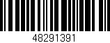 Código de barras (EAN, GTIN, SKU, ISBN): '48291391'