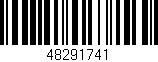 Código de barras (EAN, GTIN, SKU, ISBN): '48291741'