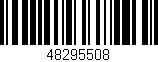 Código de barras (EAN, GTIN, SKU, ISBN): '48295508'