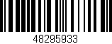 Código de barras (EAN, GTIN, SKU, ISBN): '48295933'