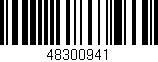 Código de barras (EAN, GTIN, SKU, ISBN): '48300941'