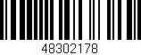 Código de barras (EAN, GTIN, SKU, ISBN): '48302178'
