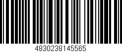 Código de barras (EAN, GTIN, SKU, ISBN): '4830238145565'