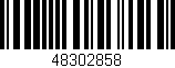 Código de barras (EAN, GTIN, SKU, ISBN): '48302858'