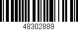 Código de barras (EAN, GTIN, SKU, ISBN): '48302889'
