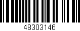 Código de barras (EAN, GTIN, SKU, ISBN): '48303146'