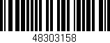 Código de barras (EAN, GTIN, SKU, ISBN): '48303158'