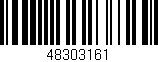 Código de barras (EAN, GTIN, SKU, ISBN): '48303161'