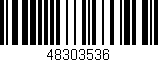 Código de barras (EAN, GTIN, SKU, ISBN): '48303536'