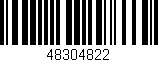 Código de barras (EAN, GTIN, SKU, ISBN): '48304822'