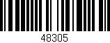 Código de barras (EAN, GTIN, SKU, ISBN): '48305'