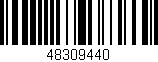 Código de barras (EAN, GTIN, SKU, ISBN): '48309440'