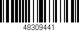 Código de barras (EAN, GTIN, SKU, ISBN): '48309441'