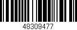 Código de barras (EAN, GTIN, SKU, ISBN): '48309477'