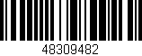 Código de barras (EAN, GTIN, SKU, ISBN): '48309482'