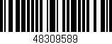 Código de barras (EAN, GTIN, SKU, ISBN): '48309589'