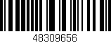 Código de barras (EAN, GTIN, SKU, ISBN): '48309656'