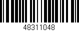 Código de barras (EAN, GTIN, SKU, ISBN): '48311048'