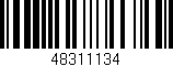 Código de barras (EAN, GTIN, SKU, ISBN): '48311134'