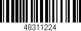 Código de barras (EAN, GTIN, SKU, ISBN): '48311224'