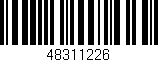 Código de barras (EAN, GTIN, SKU, ISBN): '48311226'