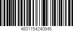 Código de barras (EAN, GTIN, SKU, ISBN): '4831154240945'