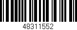 Código de barras (EAN, GTIN, SKU, ISBN): '48311552'