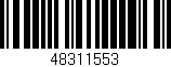 Código de barras (EAN, GTIN, SKU, ISBN): '48311553'