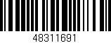 Código de barras (EAN, GTIN, SKU, ISBN): '48311691'