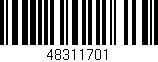 Código de barras (EAN, GTIN, SKU, ISBN): '48311701'