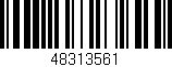 Código de barras (EAN, GTIN, SKU, ISBN): '48313561'